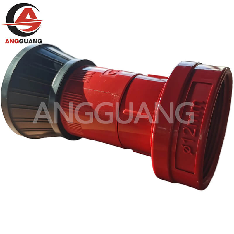 Plastic fog fire nozzle