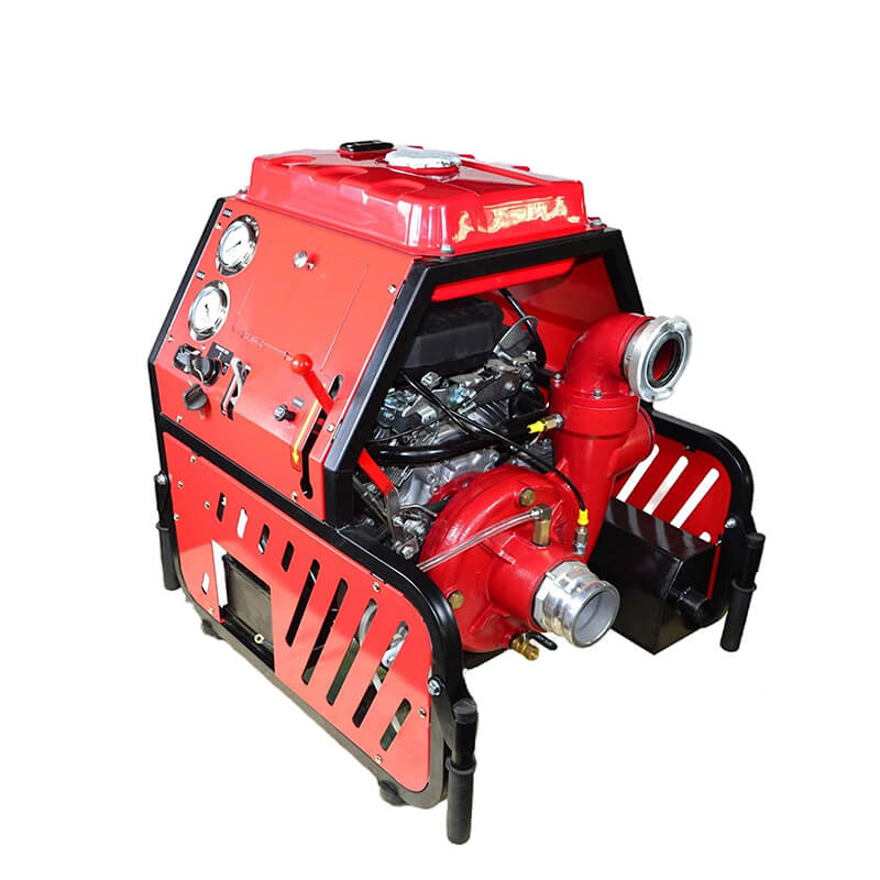 Hand-lift Driven Vacuum Pump Fire Pump Unit (Gasoline Engine)
