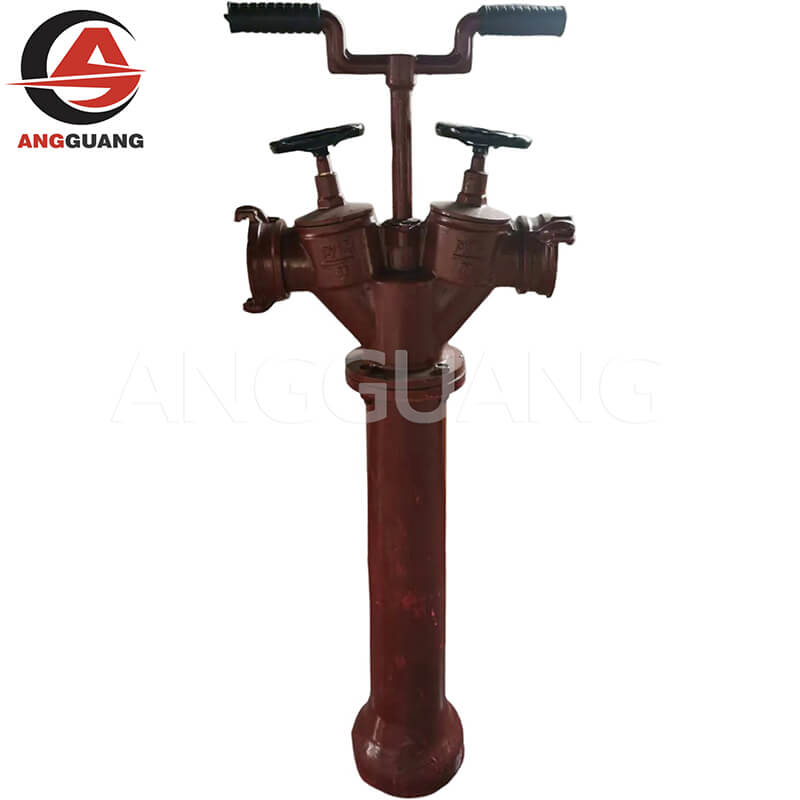 Uzbekistan Double Outlet Outdoor DN150/80 Fire Hydrant