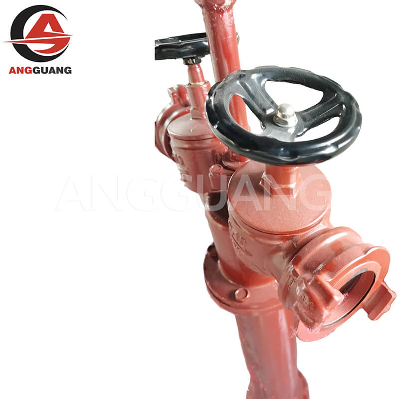 Uzbekistan Double Outlet Outdoor DN150/80 Fire Hydrant
