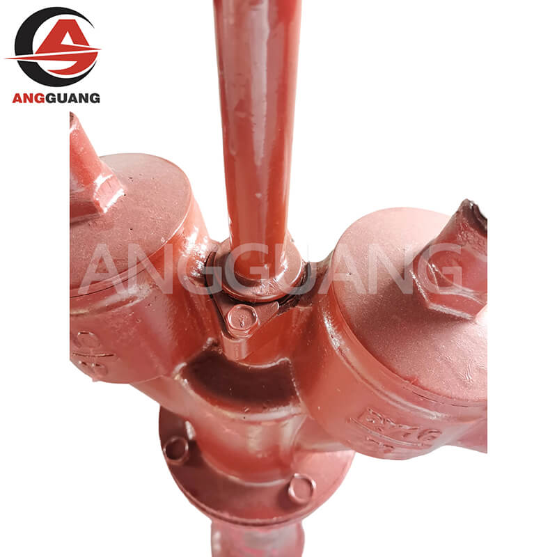 Uzbekistan Double Outlet Outdoor DN150/80 Fire Hydrant