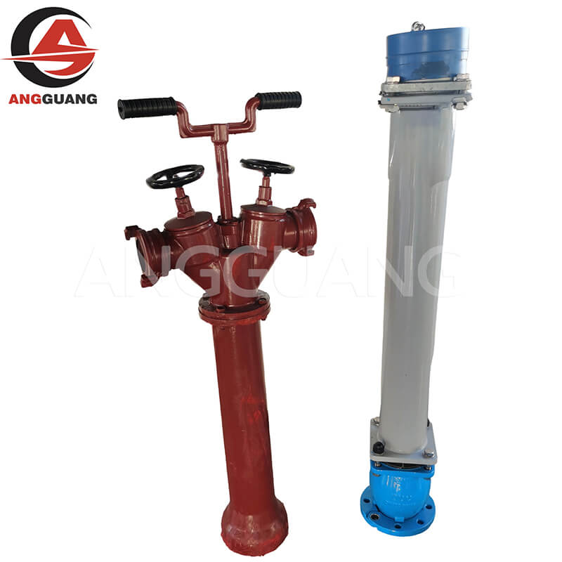 Uzbekistan Double Outlet Outdoor DN150/80 Fire Hydrant