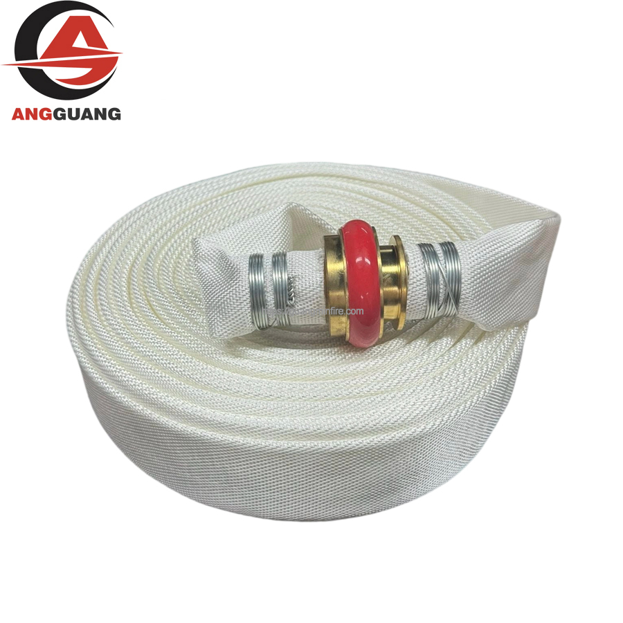 Fire hose with bayonet-type male-female couplings