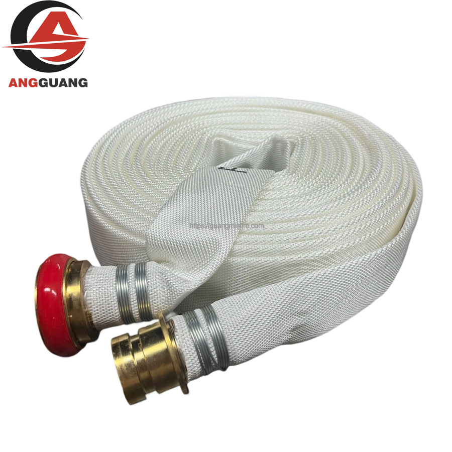 Fire hose with bayonet-type male-female couplings