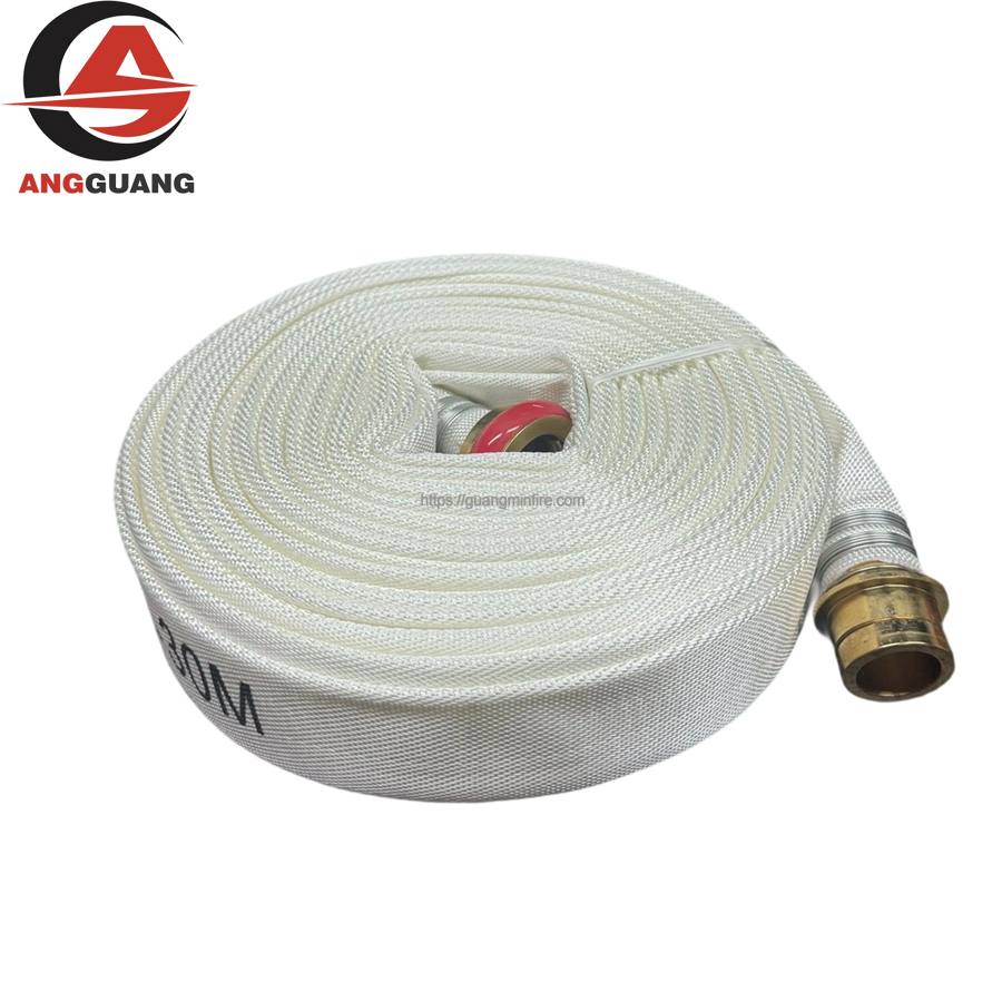Fire hose with bayonet-type male-female couplings