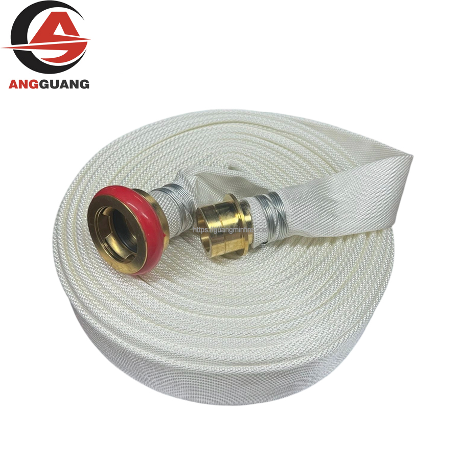 Fire hose with bayonet-type male-female couplings