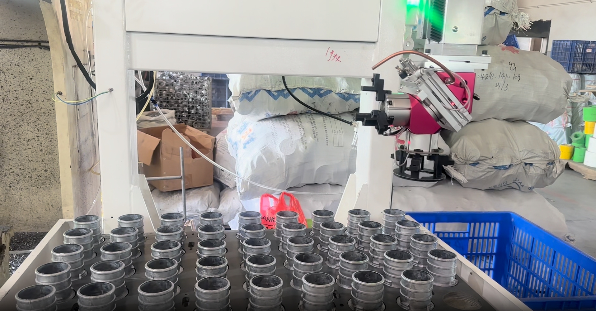 Automated pin cutting for fire hose coupling